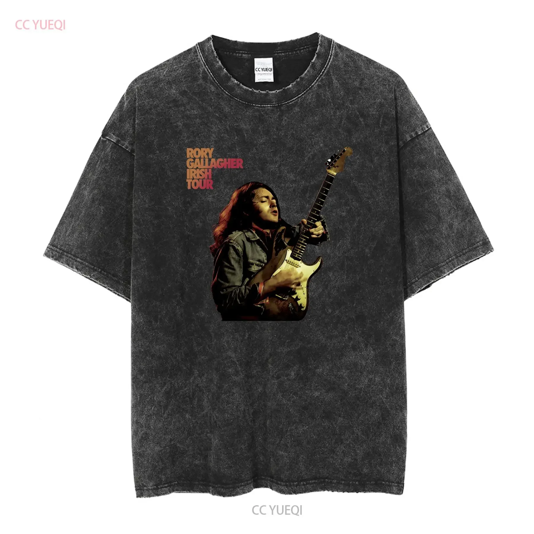 Rory Gallagher T Shirt A1111_61 vintage Washed designer clothes Comfortable Unisex homme Stylish Stretched streetwear