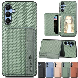 RFID Leather Wallet Case For Samsung Galaxy A07 A17 A37 A57 A56 A36 A16 A06 A05 A15 A25 A35 A55 A14 A24 A54 A53 5G 4G Back Cover