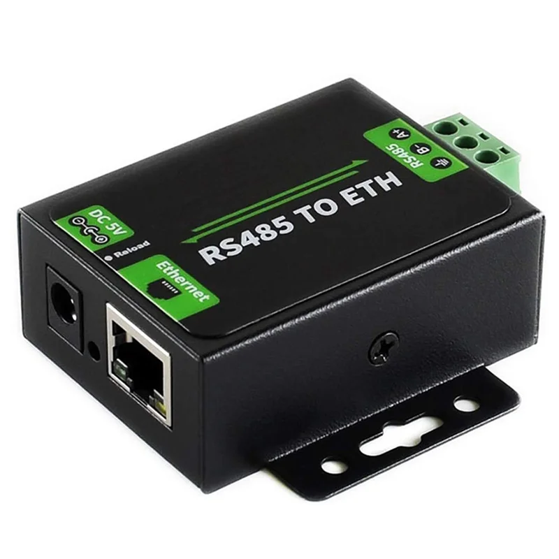 Convertitore ABZW 2X da RS485 a Ethernet con RS485 a bassa potenza ad alta velocità a RJ45 Facile da comunicare tra la spina americana