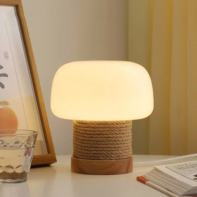 كريم الرياح مكتب مصباح السرير صافي جو أحمر خيوط الخشب الصلب الزجاج الثريا غرفة نوم دراسة غرفة المعيشة مصابيح الزخرفية