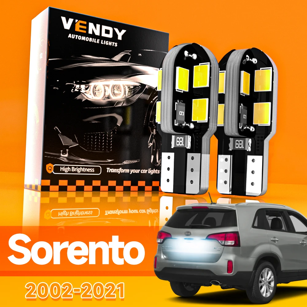 

2 шт. для Kia Sorento 1 2 3 4 2002-2021 светодиодный светильник номерного знака 2003 2009 2011 2015 2016 2017 2018 2019 2020 аксессуары Canbus