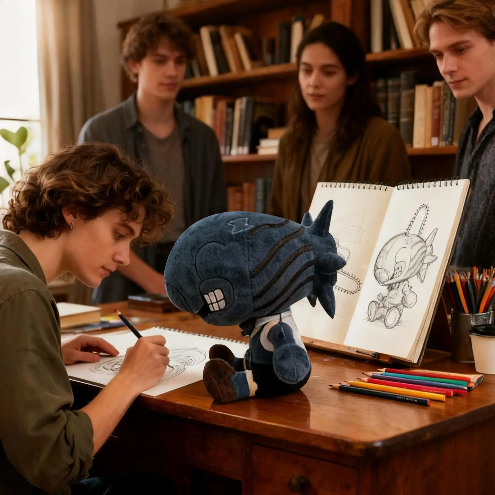 체인소우즈 맨 폭탄 플러시 장난감 레제스 체인소우즈 맨 폭탄 데빌 플러시 인형 이탈리아 브레인롯 장난감 굿즈 봉제 인형 선물