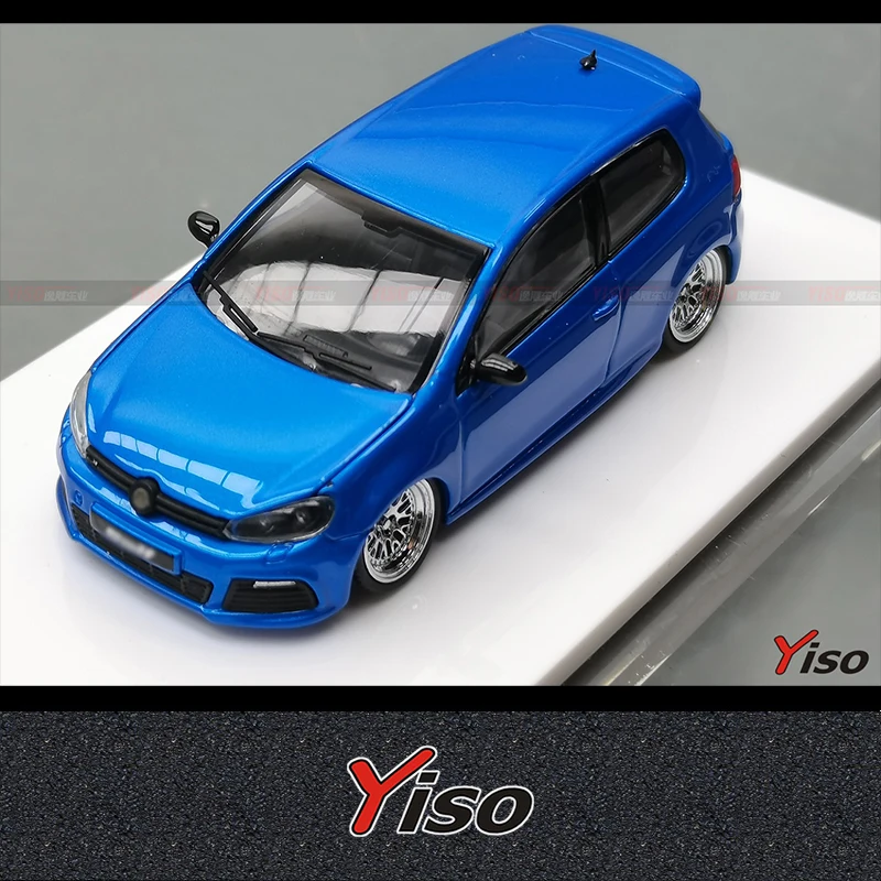 Suitable for Golf R MK6 1:64 scale model GOLF GTI opening hood alloy car model Golf MK6 R 1:64 scale model Car model