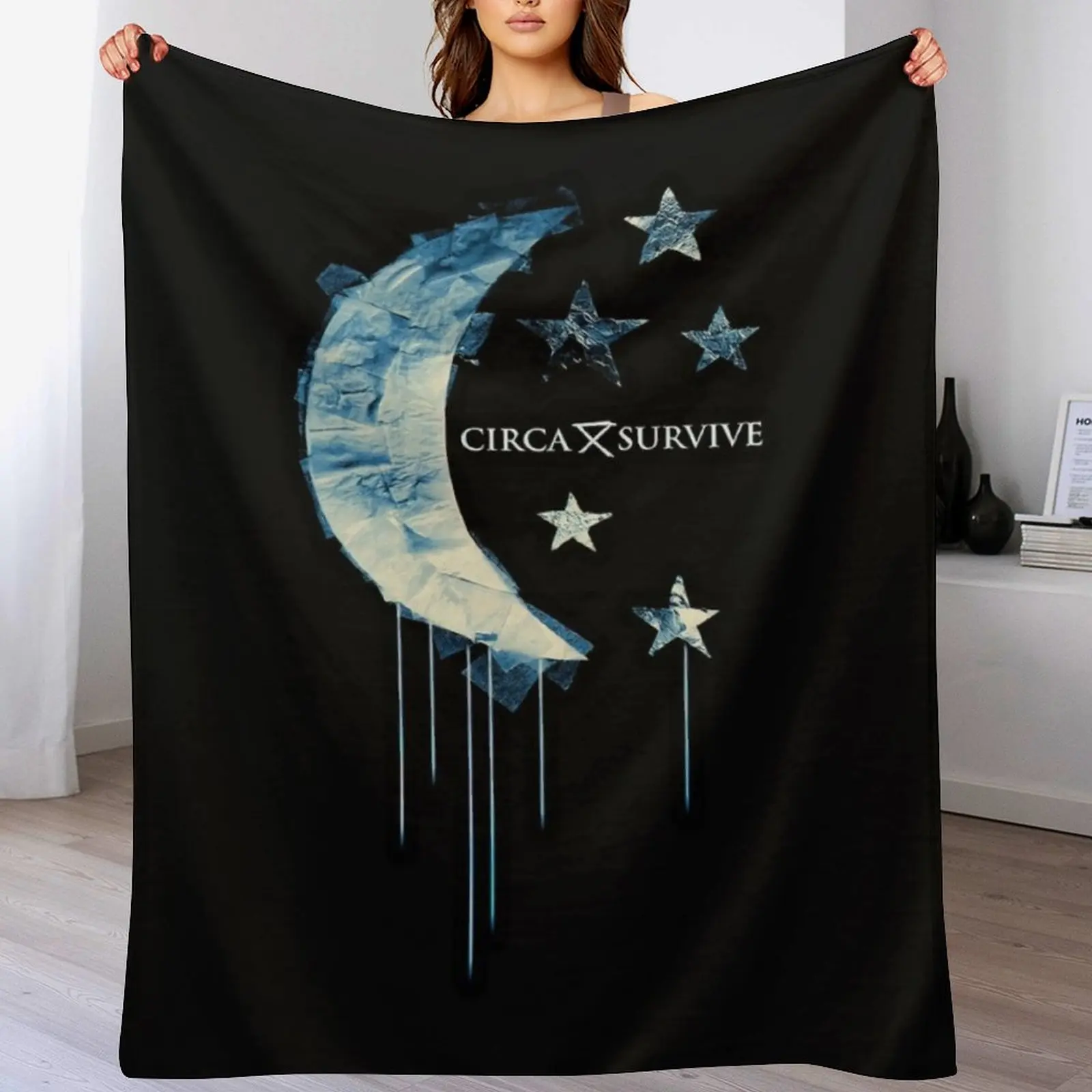 

lune et toile - groupe de rock amricain Throw Blanket Warm Comfortable Blanket Gift for Parents Friends
