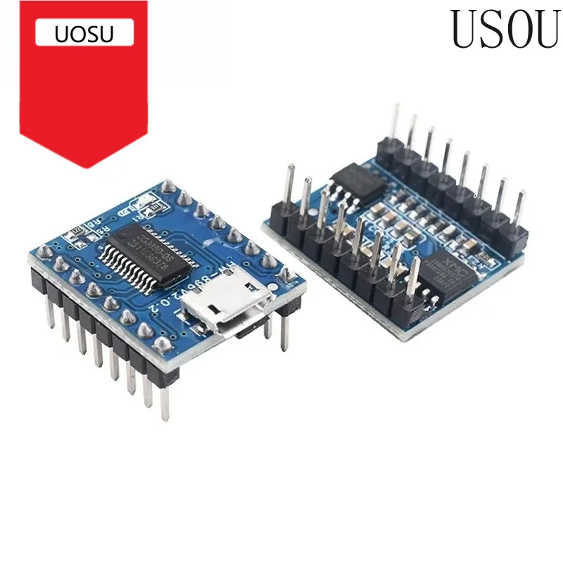 NEW JQ6500 Voice Sound Module USB Replace One to Five Way MP3 Voice Standard JQ6500 Voice Module 16M