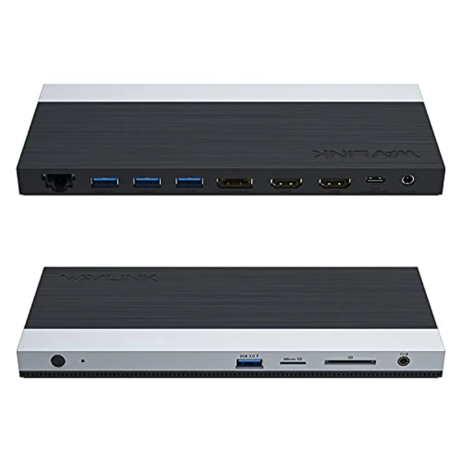 

USB C Docking Station with 130W Power Adapter Triple Display USB Type C to Dual HDMI Dock 2 HDMI DisplayPort 100W PD3.0 Chargin