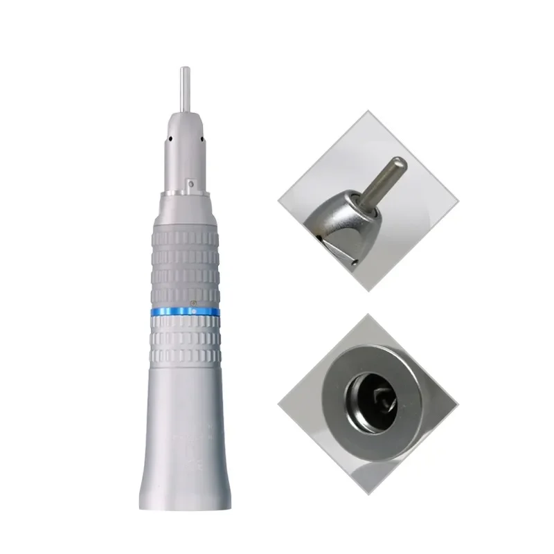 HEXION Dental Straight Handpiece For Dentisty Slow Low Speed External Water E-type Straight Handpiece Nose Cone Ratio 1:1