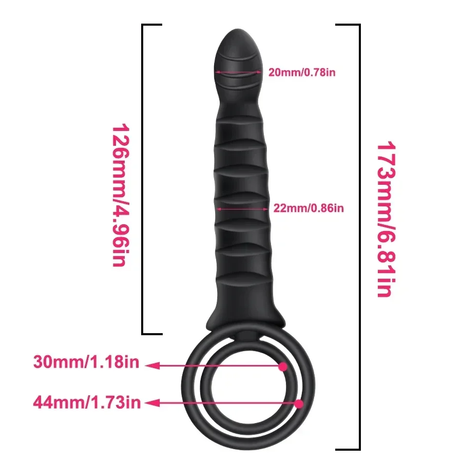 FLXUR Double Penetration Vibrator Sex Toys Strapon Dildo Vibrator Strap on Penis Vagina Anal for Man Sex Toys for Couples - Image 5