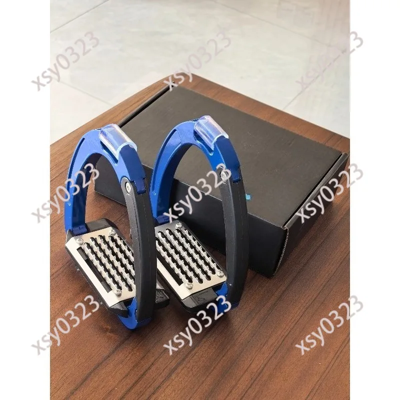 Equestrian Horse Riding Stirrups, 125mm Lightweight Aluminum Alloy Saddle Replacement Parts
