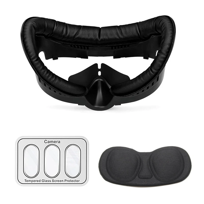 Facial Interface & Face Cover Pad For Meta Quest 3, Facial Interface Foam Cushion Replacement For Quest 3 Accessories