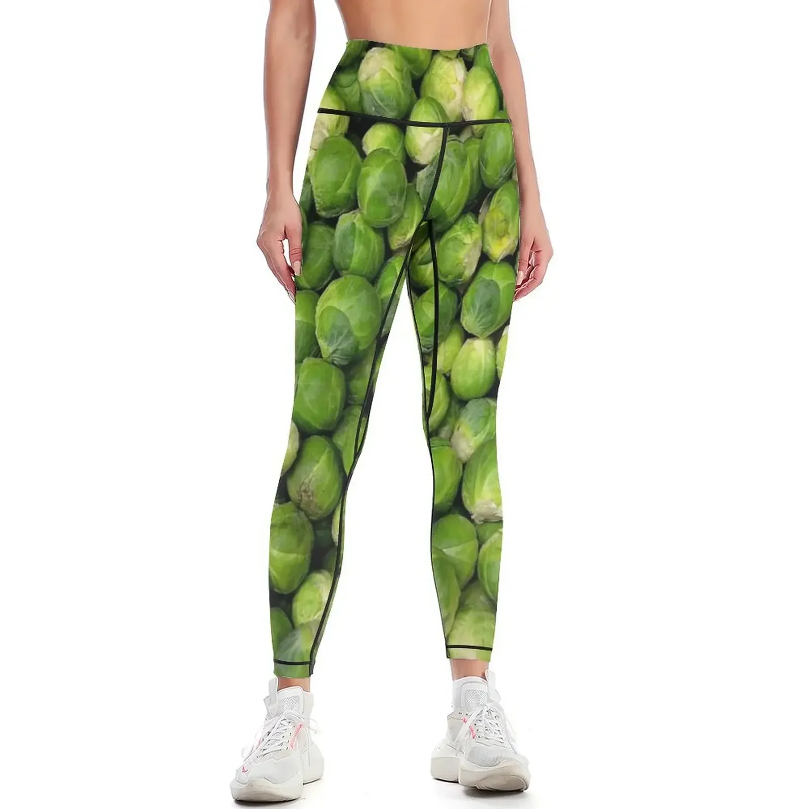 

Quirky Brussels Sprout Cell Phone Case Leggings Pants sport Fitness woman Women's high waist Training pants Womens Leggings