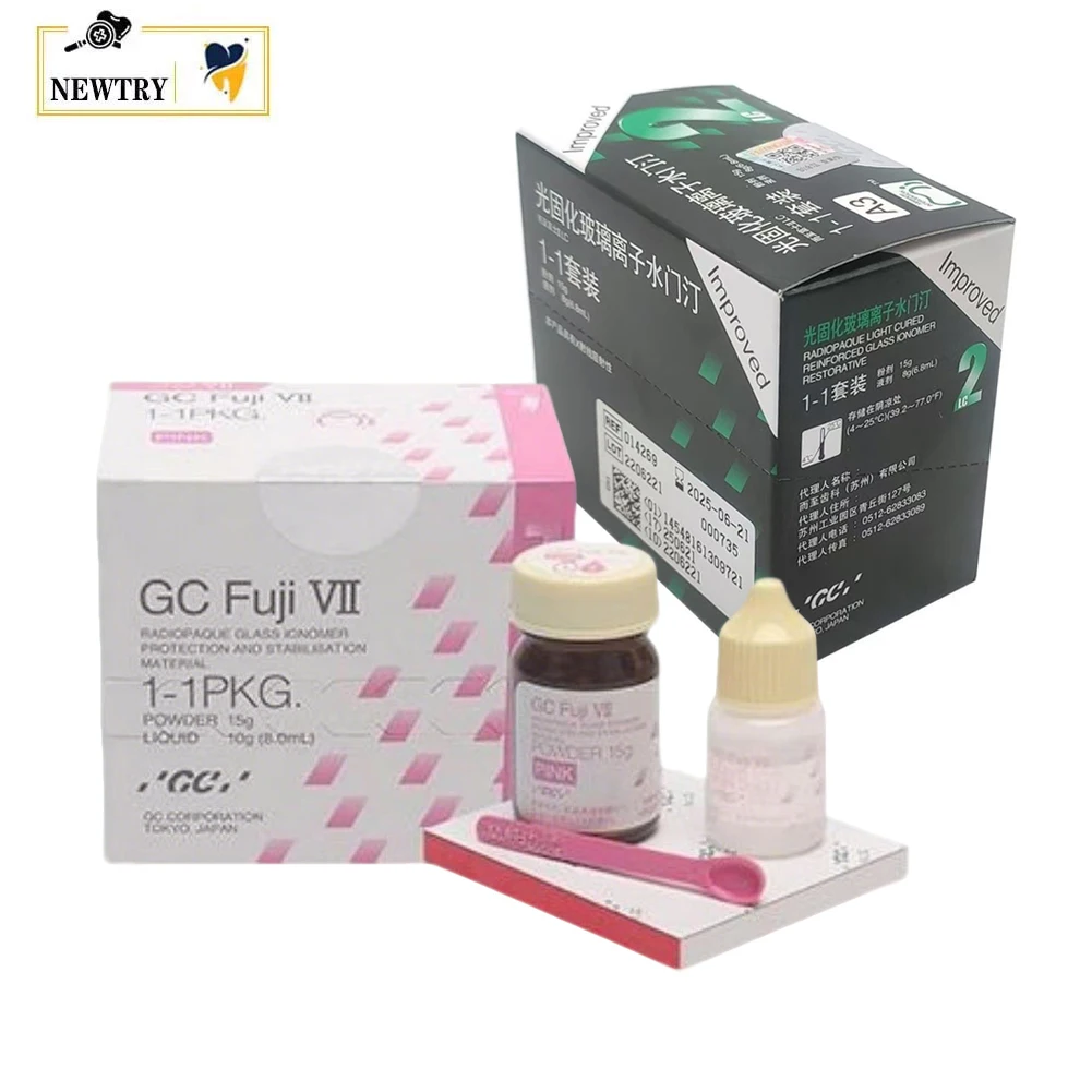 

Оригинальное стекло Fuji VII GC Ionomer, цемент, восстановление зубов, ионизированное стекло Fuji II LC, легкое лечение корней, средство для ремонта кариеса
