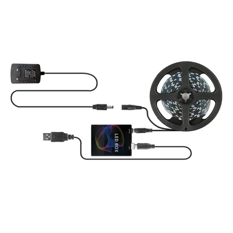 AK25-5V USB مصباح ليد قطاع للإضاءة تحت الخزانة ضوء تحت السرير إضاءة خلفية للتلفاز غرفة نوم المنزل لتقوم بها بنفسك الإضاءة الاتحاد الأوروبي التوصيل