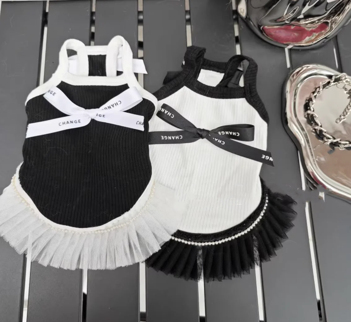 

Brand Style Pet Dress Small Dogs /Cat Camellia Butterfly Princess Fluffy Skirt