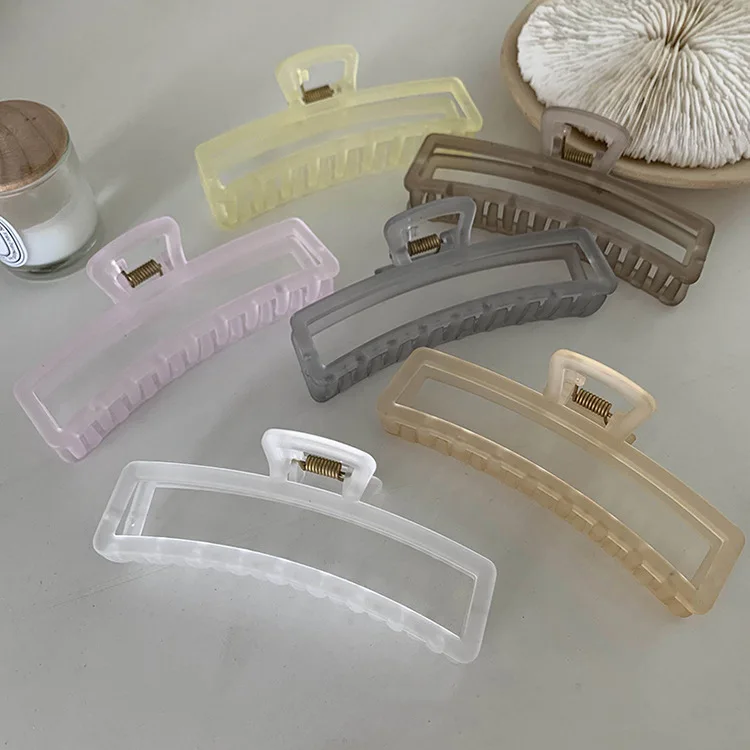 Large Hair Claw Clip for Back of Head Summer Outing Versatile  Shark Clip for Women Daily Home