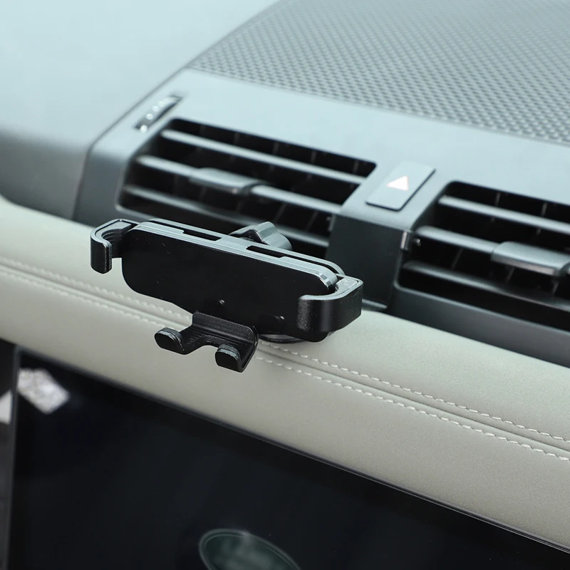 

For Land Rover Defender Discovery Sport LR5 Car Mobile Phone Holder Air Vent Mount Bracket GPS Phone Holder Clip Stand Alloy