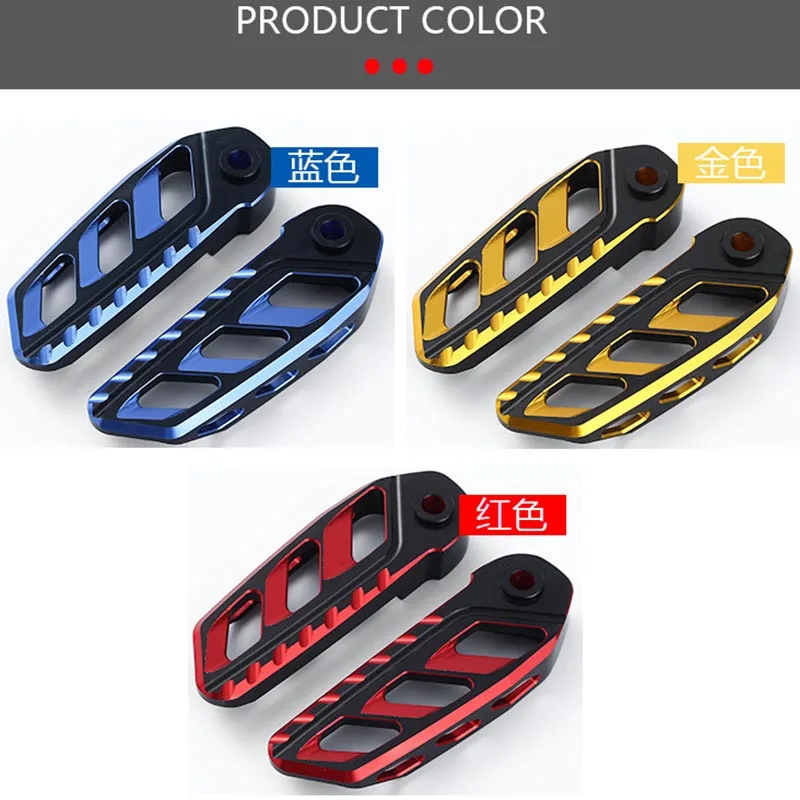 Motorcycle Footrests Aluminum Alloy Rear Footpegs for Motorcycle Customization—Compatible with the Honda GIORNO 125