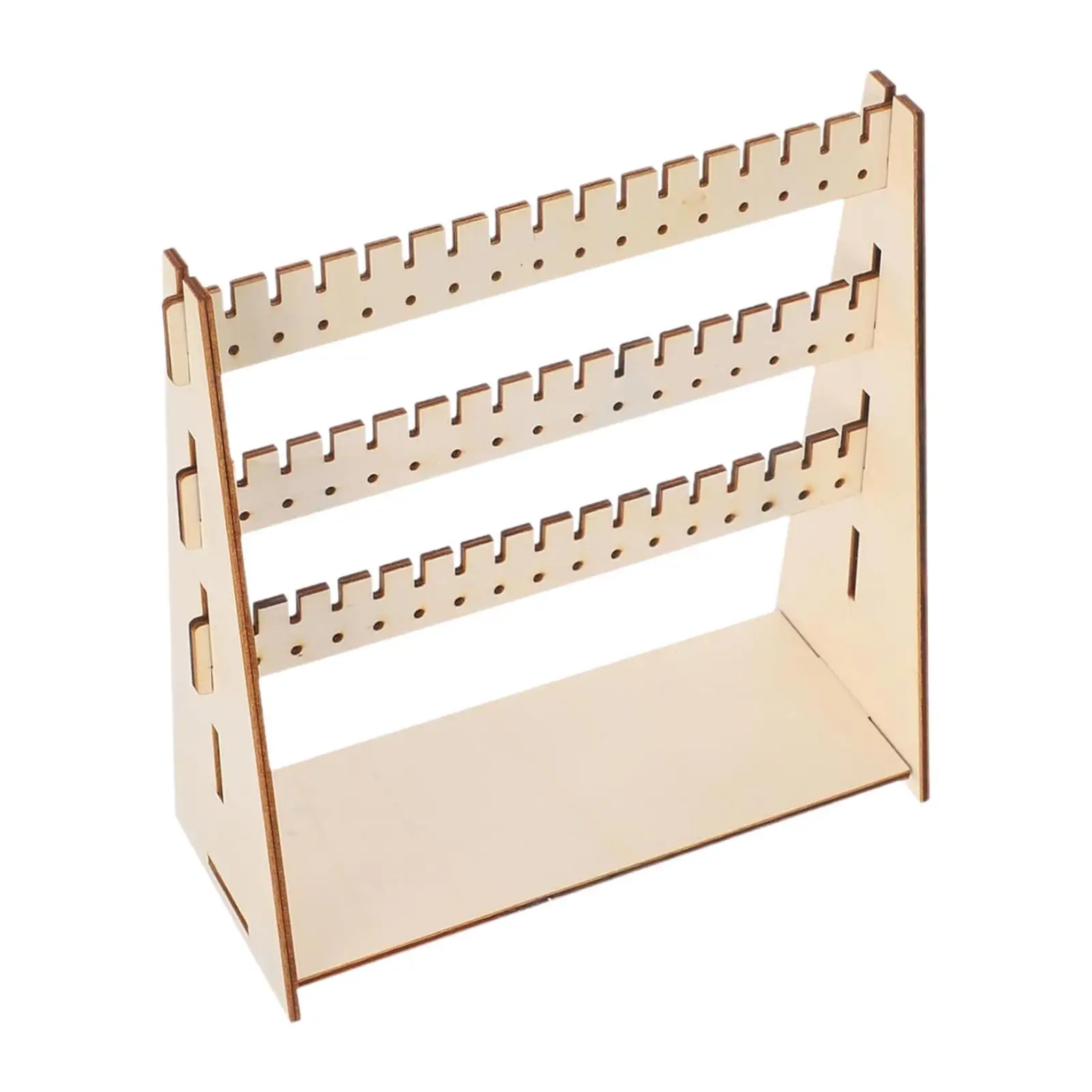 حامل عرض الأقراط، قاعدة ثابتة، رف أقراط لخزانة كشك الطاولة