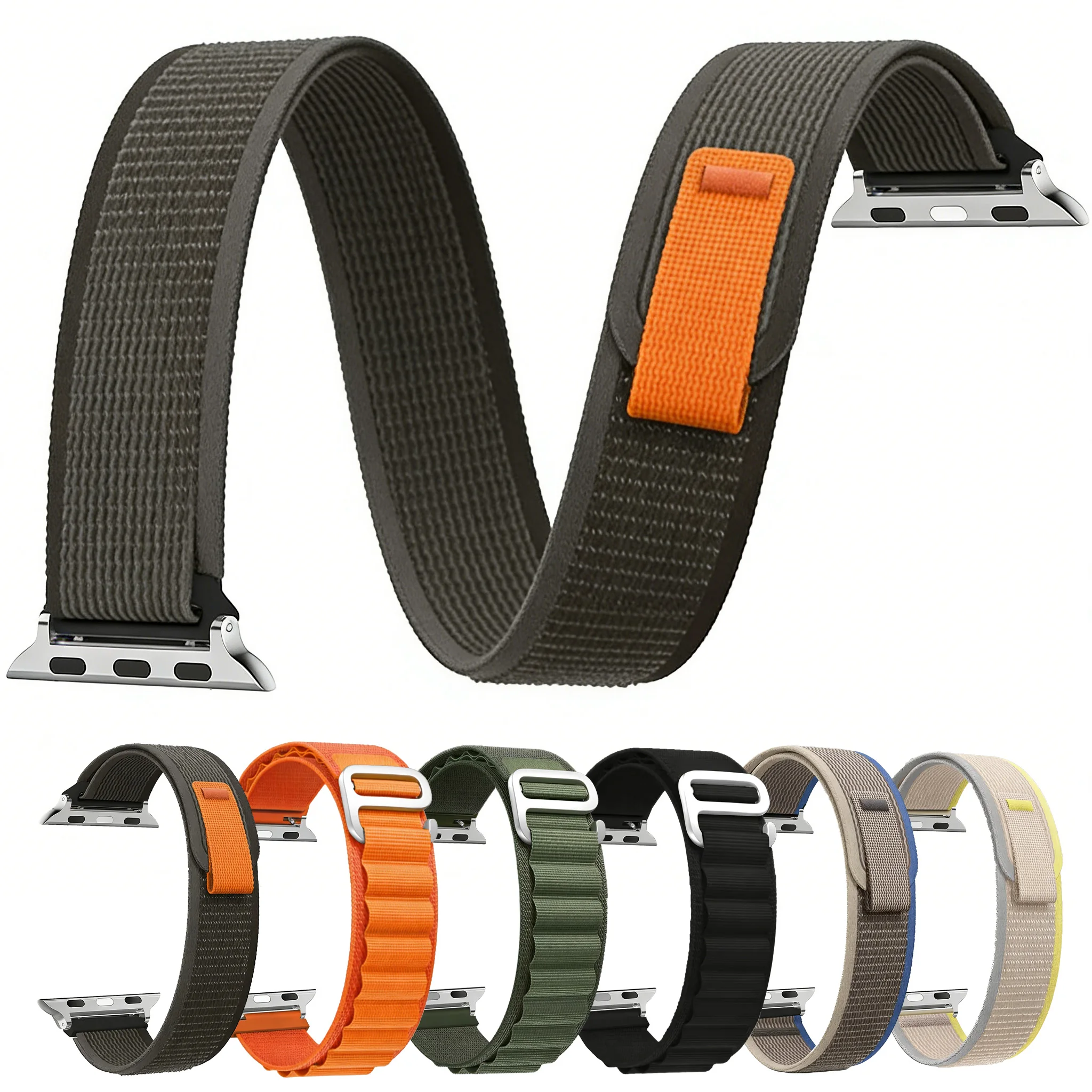 Alpine Loop-Armband für Apple Watch Ultra 3 Band 49 mm, 45 mm, 46 mm, 44 mm, 41 mm, 40 mm, Trail-Armband, iWatch-Serie 11/10/9/8/SE3