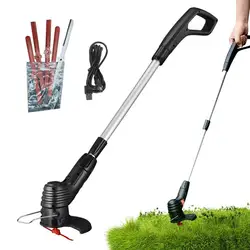 Electric Weed Trimmer Portable Electric Weed Wacker Edger High-Power Weed Removal Tool For Courtyards Fields Gardens And Potted