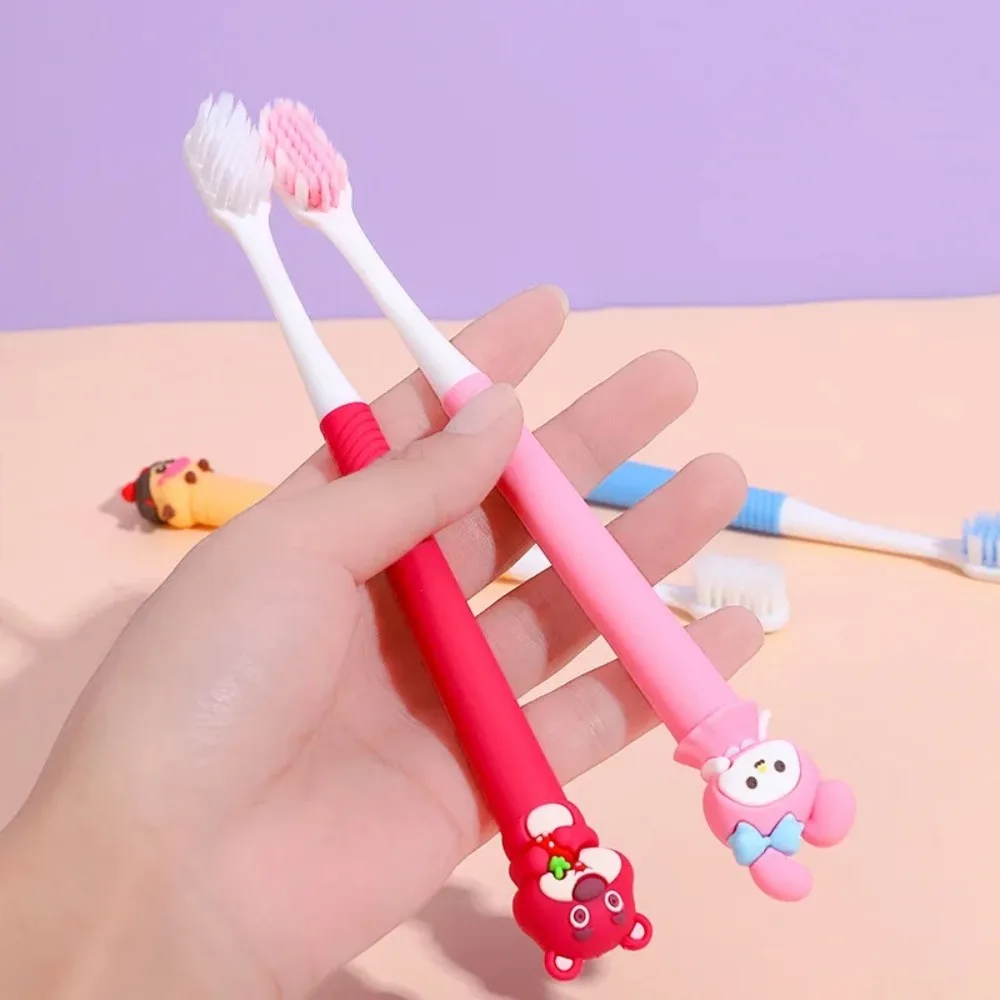 لطيف PET الكرتون فرشاة الأسنان سيليكون دليل كابيبارا فرشاة الأسنان لينة أنيمي فرشاة الأسنان