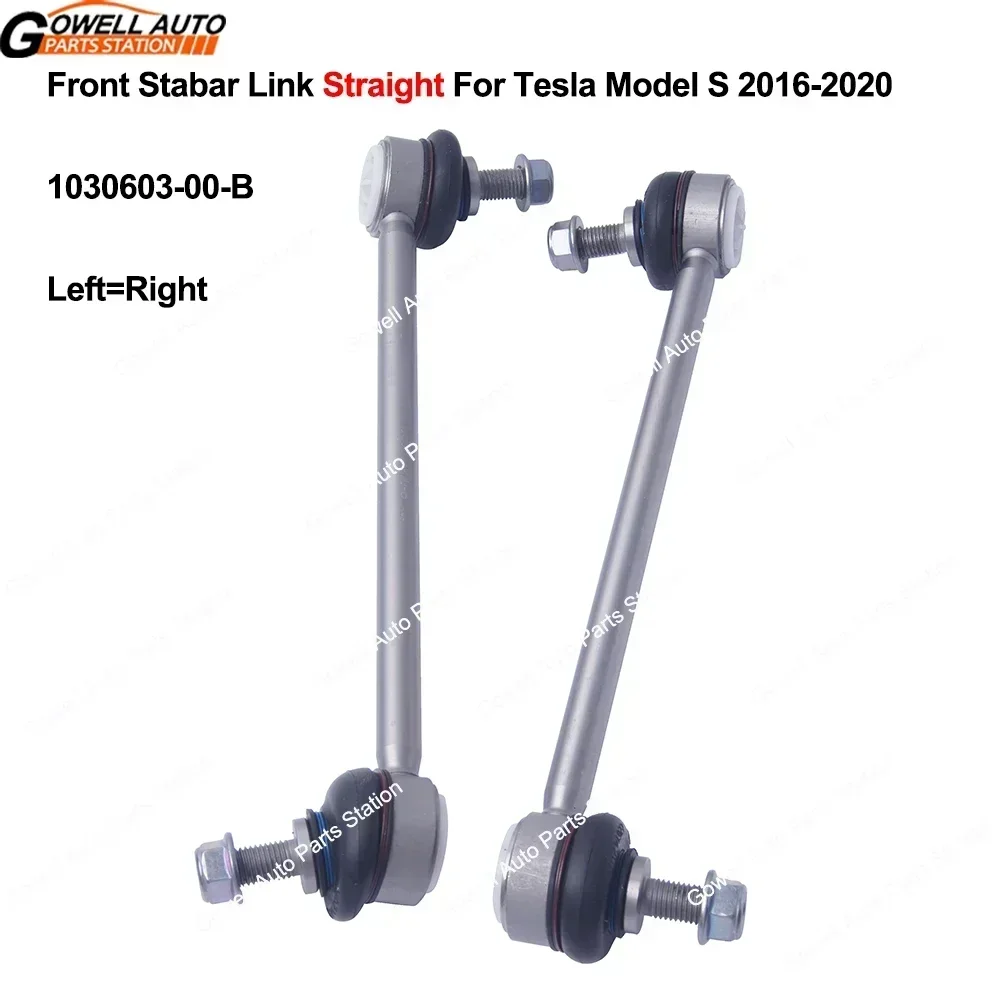 1030603-00-B Pair of 2pcs Front Axle Sway Bar End Stabilizer Link Ball Joint Kits for Tesla Model S 2016-2024 AWD 4WD