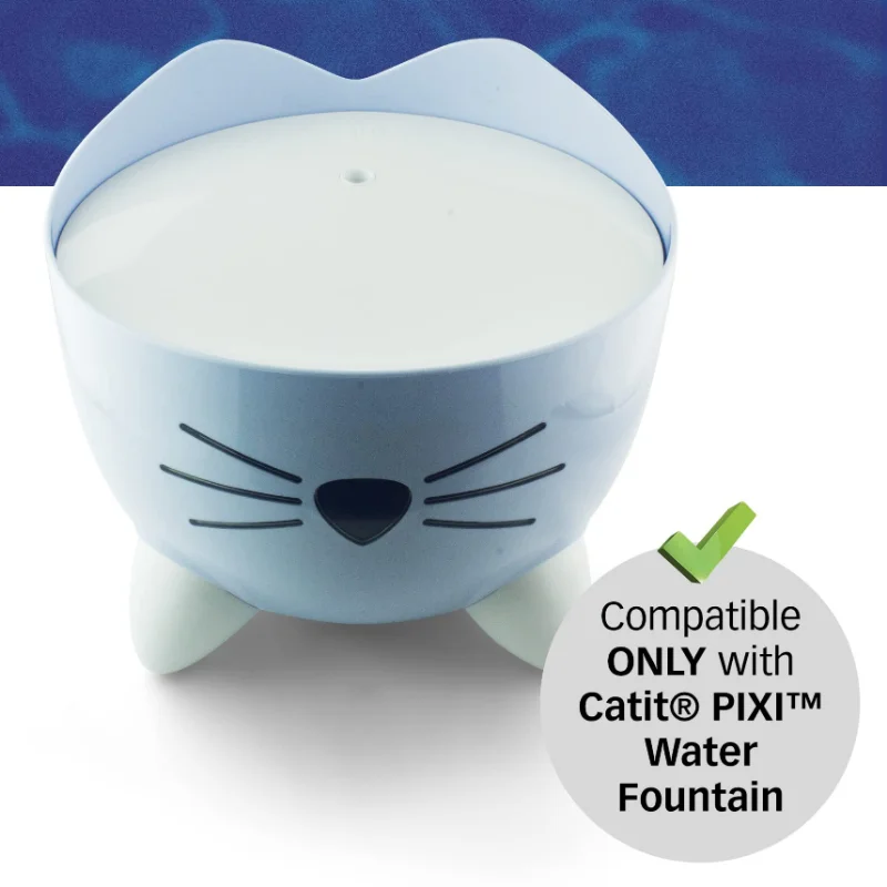 12pcs Original Cat Water Filters Compatible with Catit PIXI Water Fountain Triple Filtration System for PIXI Water Dispenser