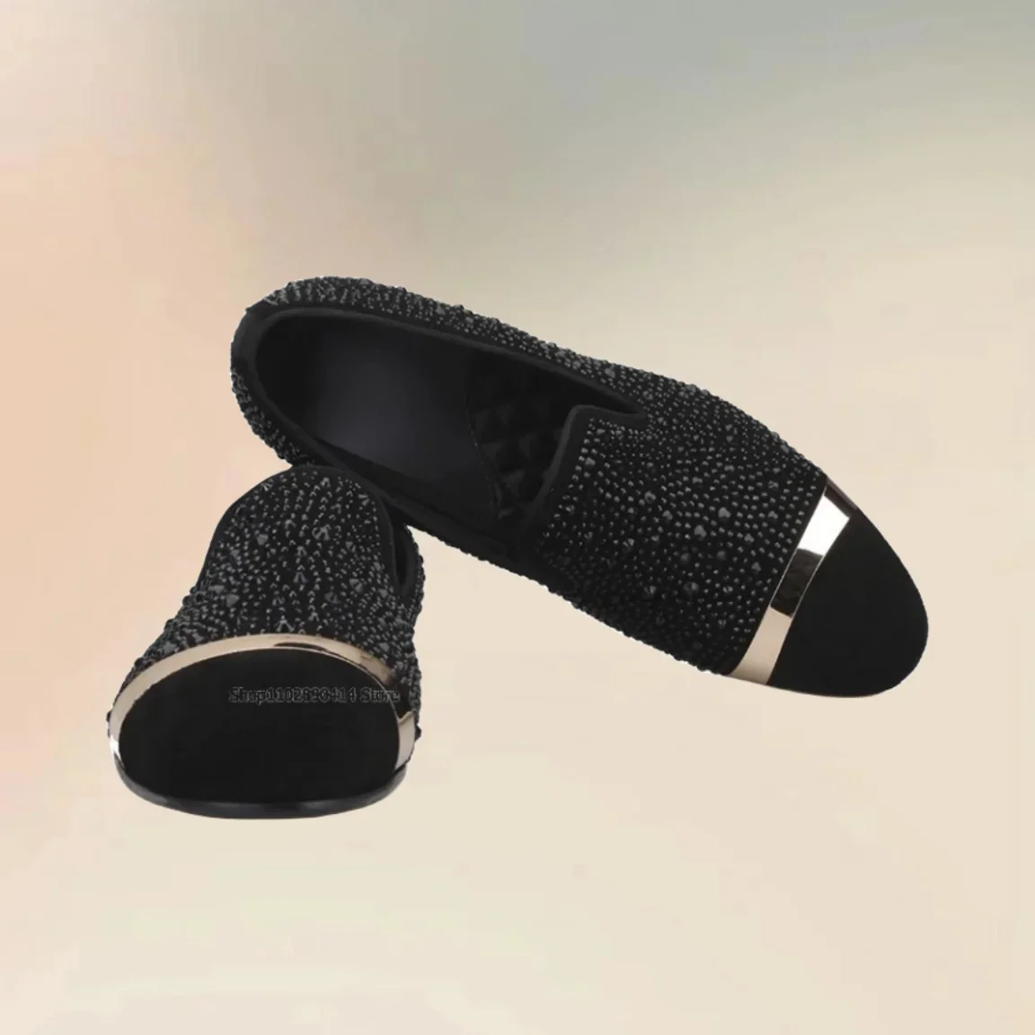 حار الحفر ديكور الذهب بار مشبك Nubuck المتسكعون المألوف عالية الجودة الانزلاق على حذاء رجالي رواية النمط الأوروبي أحذية منخفضة أعلى