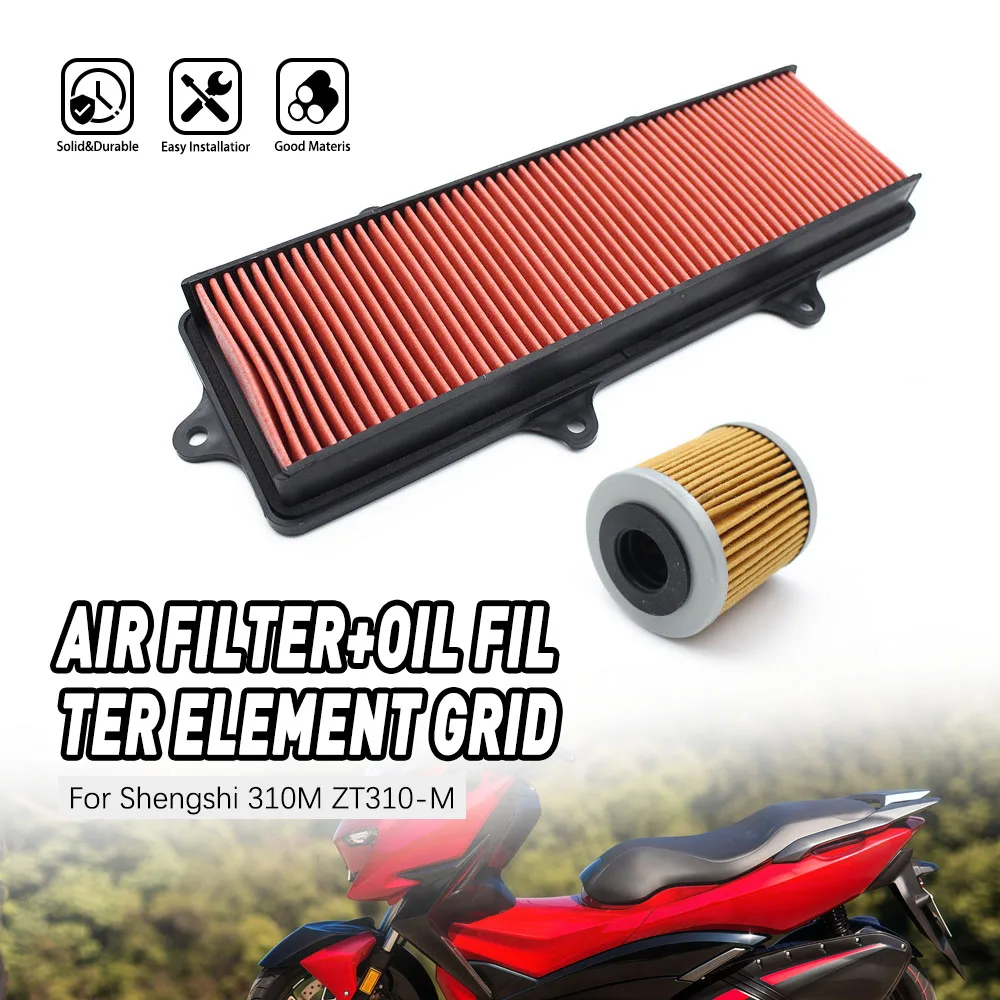 For ZONTES ZT 310 M ZT310M ZT310 -M Motorcycle Air Intake Filter Oil Filter Air Cleaner