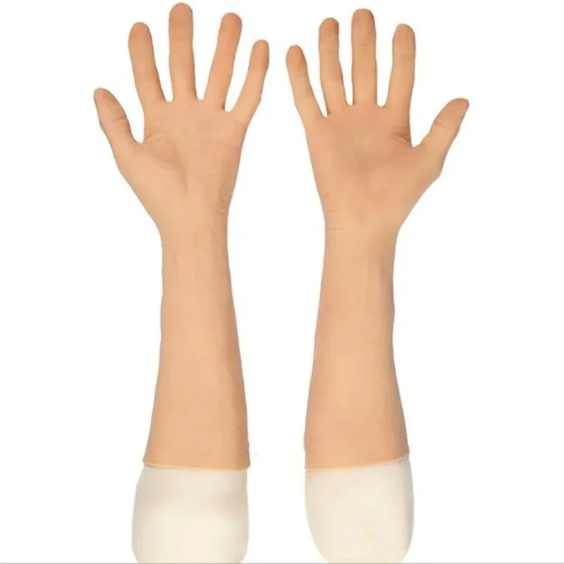 

Silicone Artificial Limbs for Male after Hand, Mannequin Body Prosthetic Props, Medical Cosmetology, E053, 1Pair, 40cm