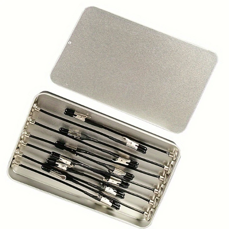 ABKJ-12Pcs Model Painting Stand Base Holder Magnetic Bendable Alligator Clip Sticks Set Modeling Tools For Airbrush