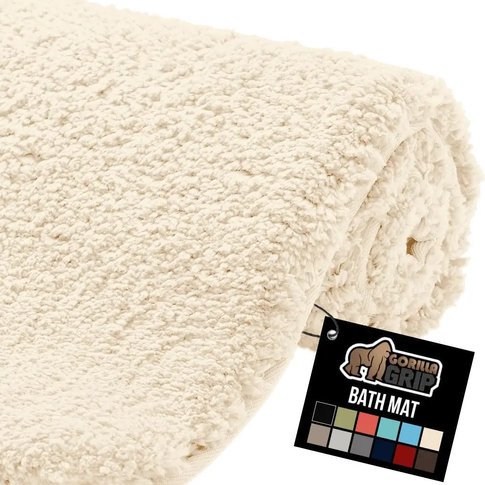

Ultra Soft Absorbent Bath Rug, 36x24, Quick Dry Microfiber, Machine Washable for Shower and Bathtub