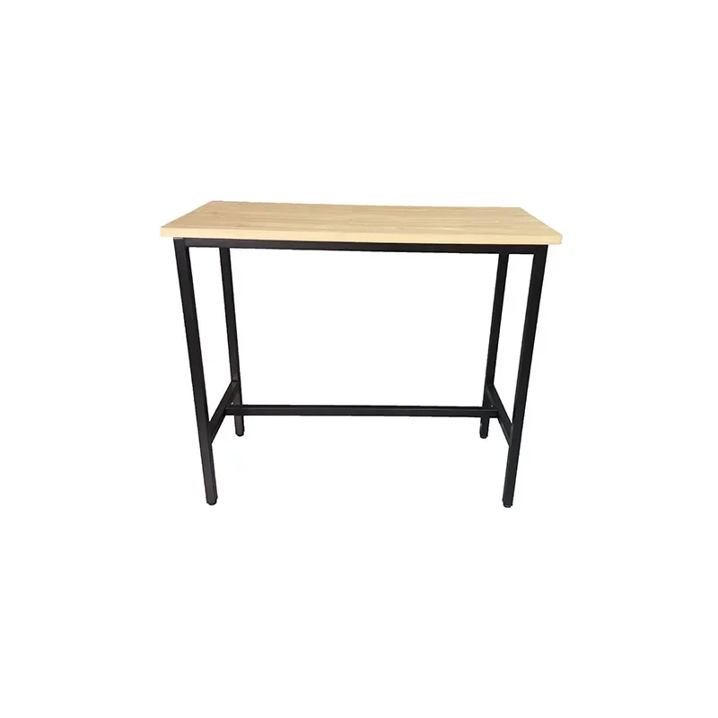 الحديثة بسيطة الحديد خشبية أعلى بار مطعم حانة حزب طاولة متعددة الوظائف-XZ-22116-2