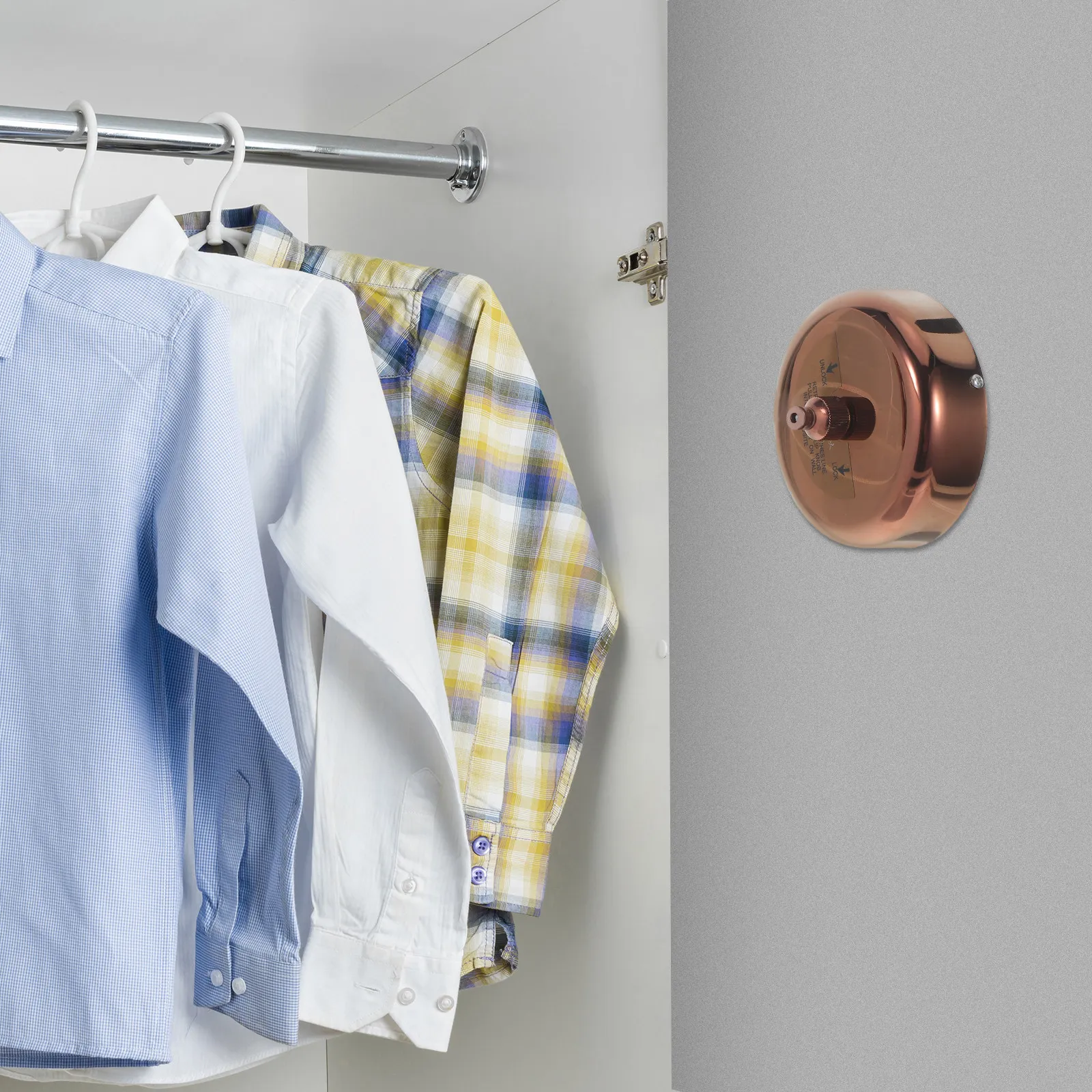 Premium Retractable Clothesline 360 Degree Rotation Smooth Pull Design Rust Proof Metal Housing for Home Garden Use