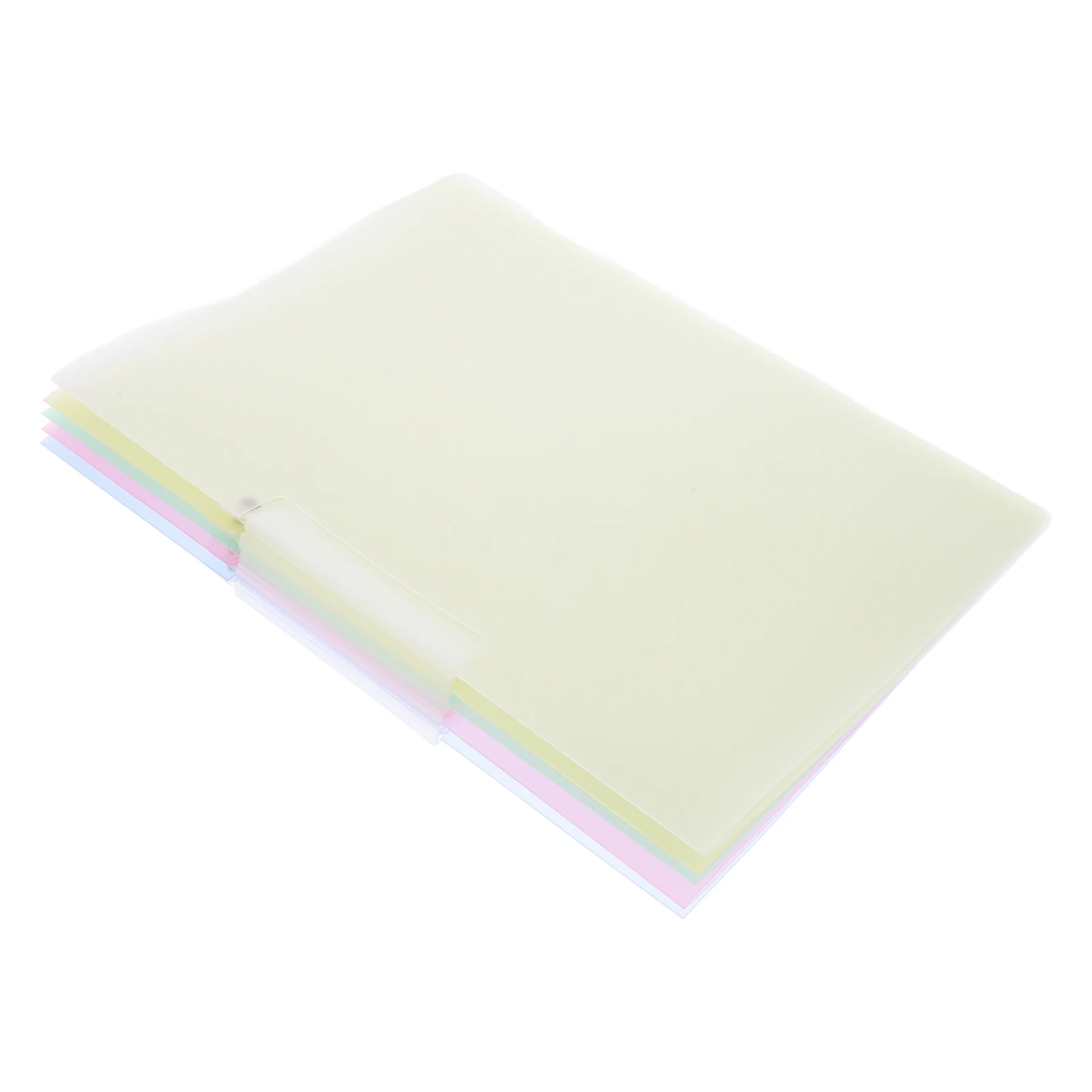 

5 Pcs Document Folder Clear Report Covers Sliding Bar Binders Organizer Files Work Paper Holders Lightweight Portable Storage