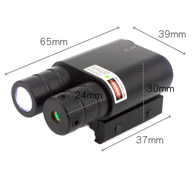 Red Green Blue Dot Laser Sight Combo Torch Flashlight Red Laser Sight For 20mm Rail With Battery