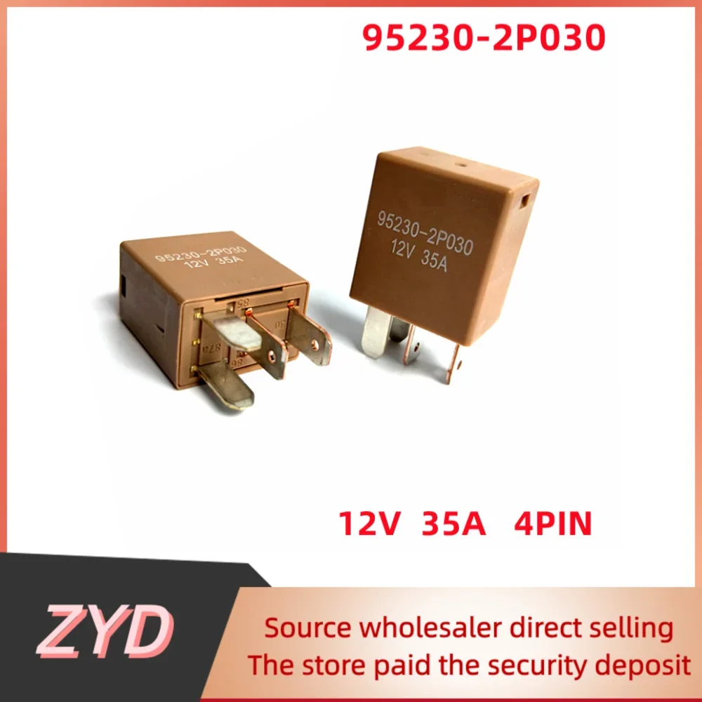 5PCS/Lot Original 95230-2P030 12V 35A 4-pin For Hyundai Kia air conditioning fan headlight Relay