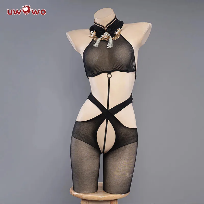 

zizi 2025 UWOWO Game Chen Hai Chenhai Cosplay Upgrade 2.0 Qipao Cheongsam Dress Costume