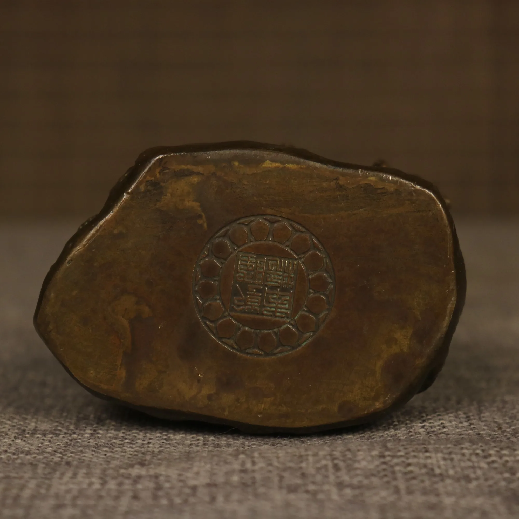 8 "coleção de templo tibetano antigo bronze cinábrio nove dragão backlight protetor guanyin buda nicho budista salão de adoração