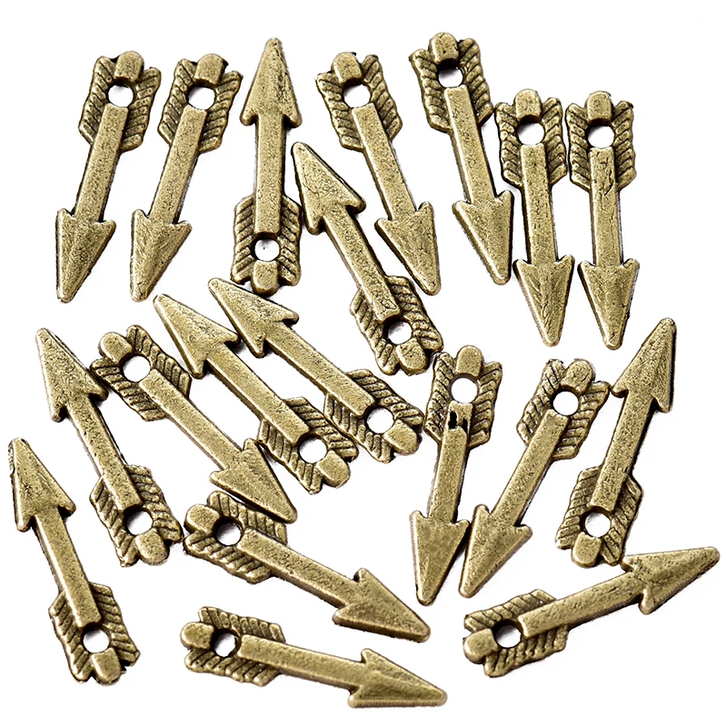 50 قطعة منتج جديد 14.5*4 مللي متر 6 ألوان صغيرة السهم Charms قلادة قلادة سوار صنع المجوهرات الحرف اليدوية Supplies بها بنفسك لوازم