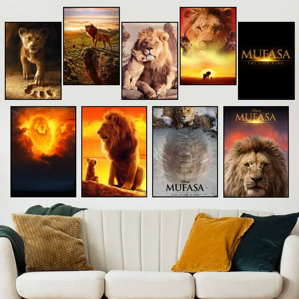 

MINISO M-Mufasa The Lion King P Poster Home Prints Wall Decoration Living Room Painting Bedroom Office