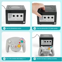 Receptor Apexneer WavePhoenix para adaptador de controlador receptor WaveBird para Nintendo GameCube y Wii (RVL-001) accesorios de juego