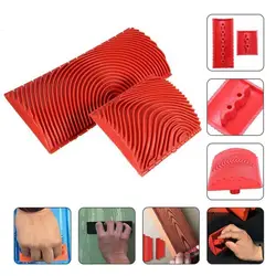Art Embossing Imitation Wood Graining Brushing Painting Tools Wall Painting Home Decoration Roller Brush Wood Graining Tool
