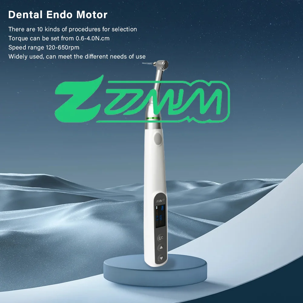 

10 Working Modes den tal Endo Motor 16:1 Reduction Contra Angle Endodontic Treatment Root Canal Therapy Wireless