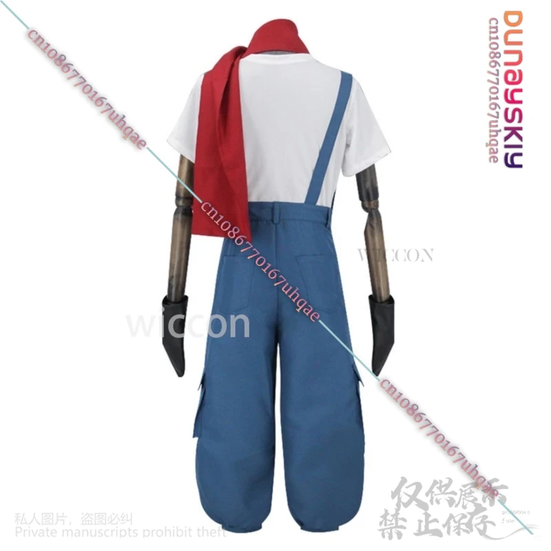 Juego de Anime ángeles de la muerte Cosplay disfraz de Edward Mason peleles Eddie camiseta uniforme bufanda Halloween conjunto completo Cos personalizado