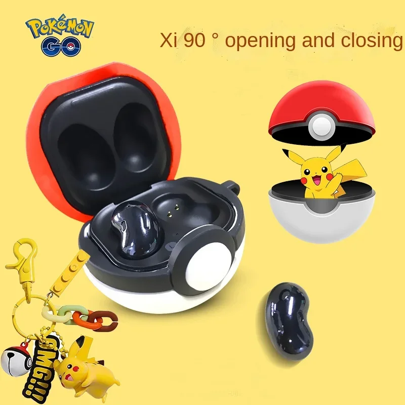 Pokemon Pikachu SAMSUNG Galaxy tomurcukları Pro/canlı IPhone AirPods1/2/Pro3 kulaklık durumda Wireless ball kablosuz Bluetooth kulaklık koruma