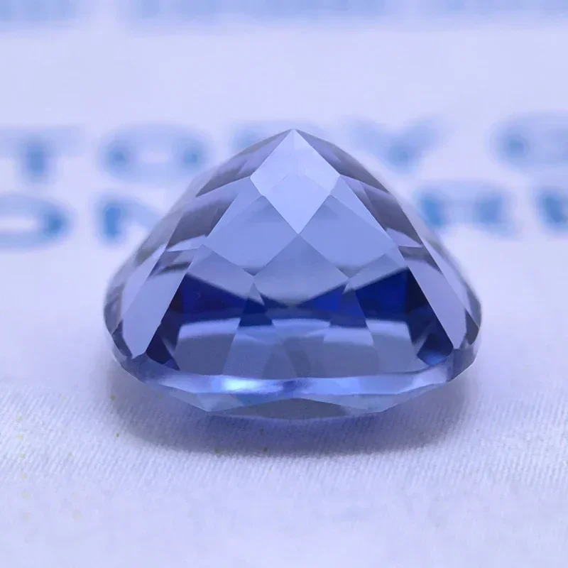 

Hot Sell Lab Grown Sapphire Square Cushion Shape Light Royal Blue Color for Selectable AGL Certificate Charms Jewelry Making Mat
