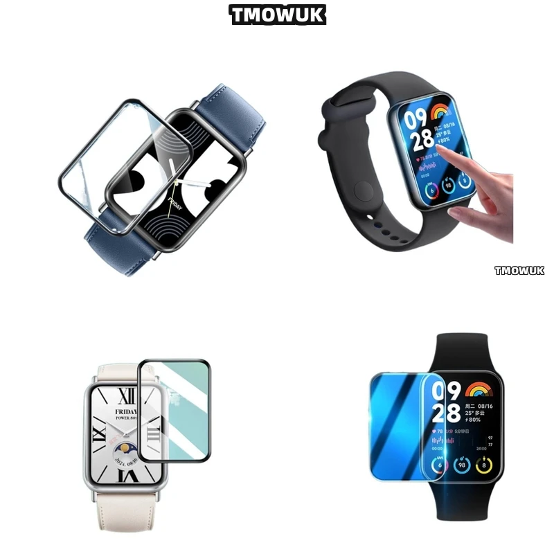 

For Xiaomi Band 4 5 6 7 8 9 10 Pro, Flexible PMMA Film, Adapts To Your Device's Shape