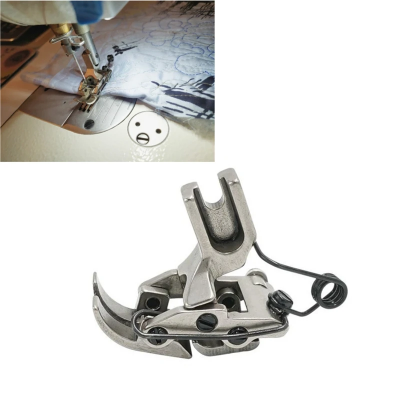 KT141 Hinged Presser Foot Fit Lockstitch Sewing Machine Front And Rear Interaction Through Cross Seam Extra-Thick Fabric