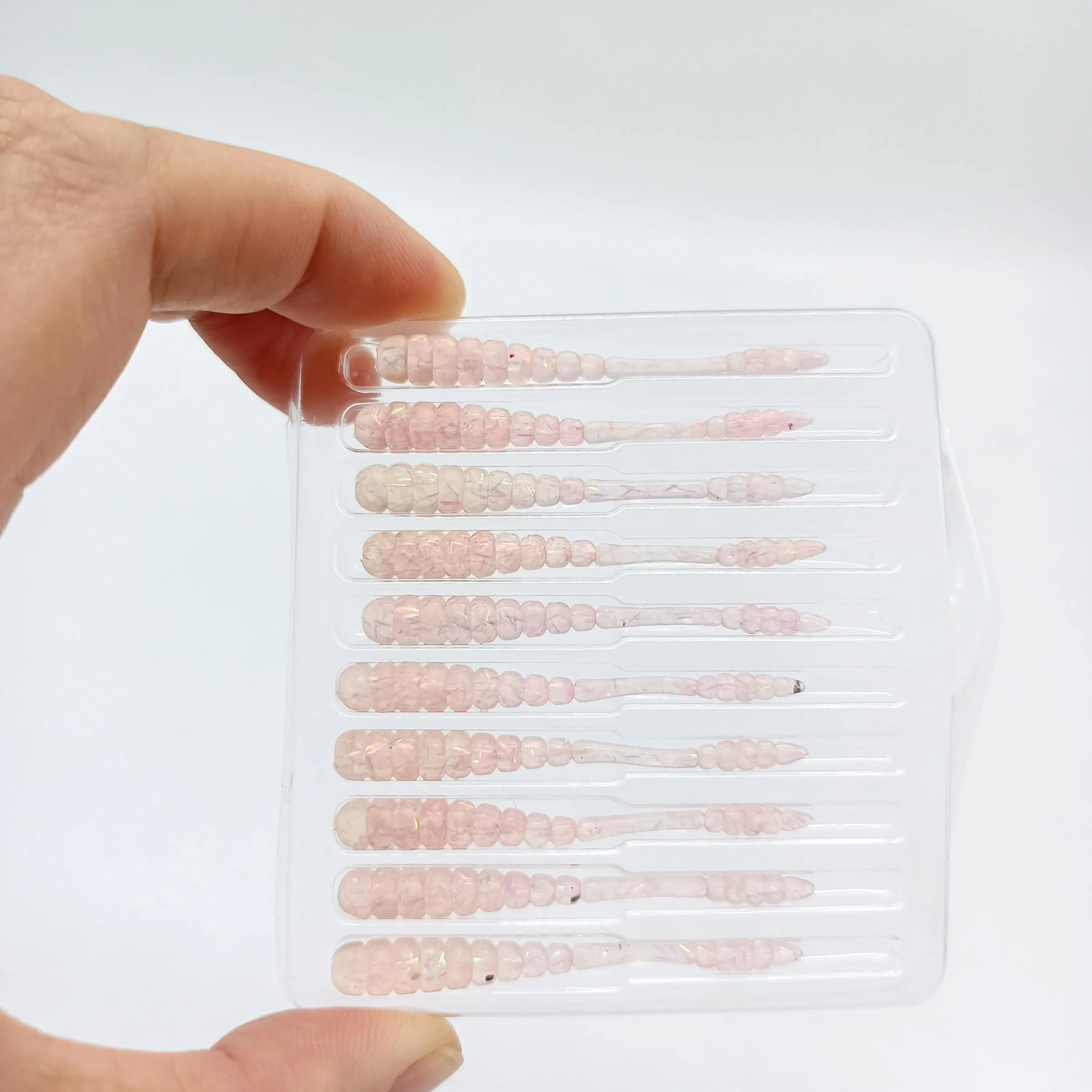 DUODUOYU 10PCS Neue Ajing Weiche Angeln Locken 48mm 0,5g Mini Kunststoff Köder Rockfishing Stream Fluss Meer künstliche Köder Angeln Locken – Detail 13